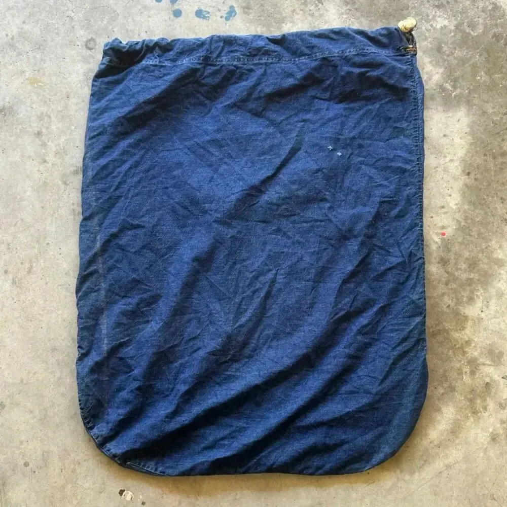 Vintage 1970s Levi's BIG E Denim Laundry Bag